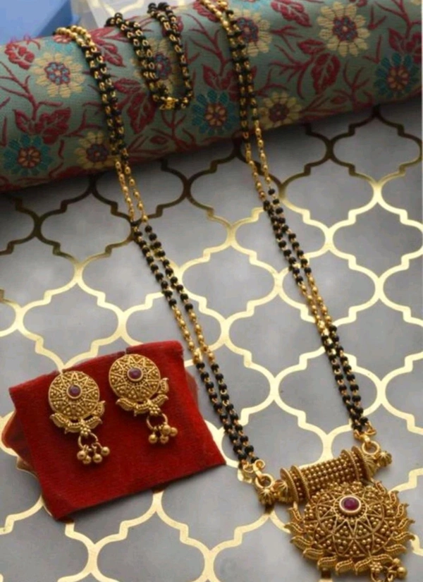 Brass Jewellery Set Mangalsutra 