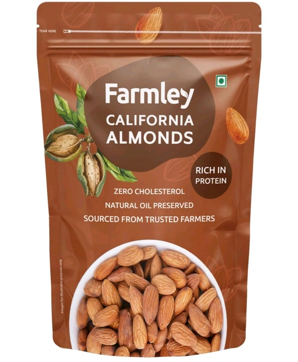 Farmley Popular California Almond Badam - 500g