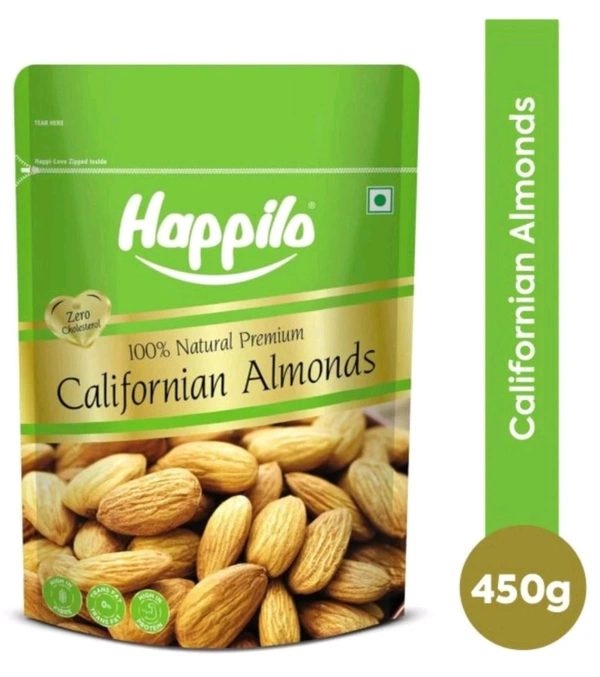 Happilo Premium Almonds Badam - 450g