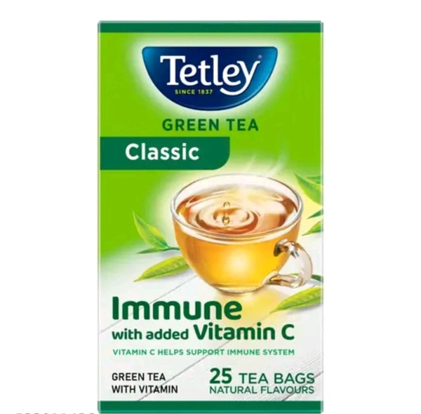  Green Tea Tatley 25 Bags Immune With Added vitamine C 