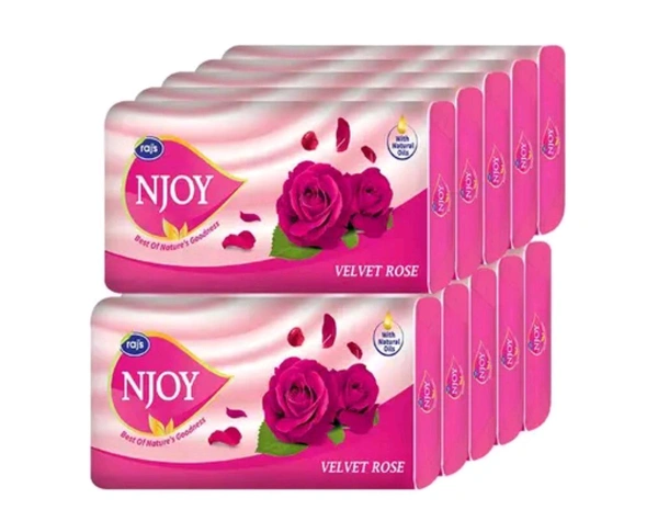 Bathing Soap Njoy Pack Of 10 Each 100g