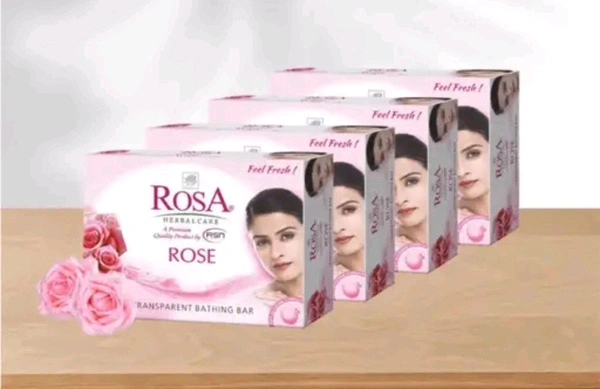 Bathing Soap Rosa Pack Of 4 100g Each
