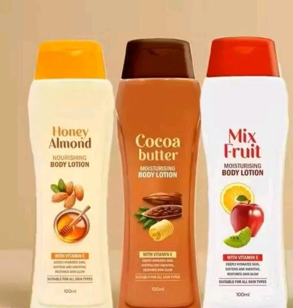 Body Lotion Combo Set Pack Of 3 Each 100ml
