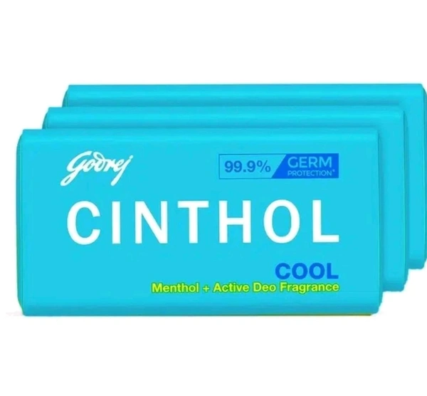 Cinthol Cool Bathing Soap 3×125g