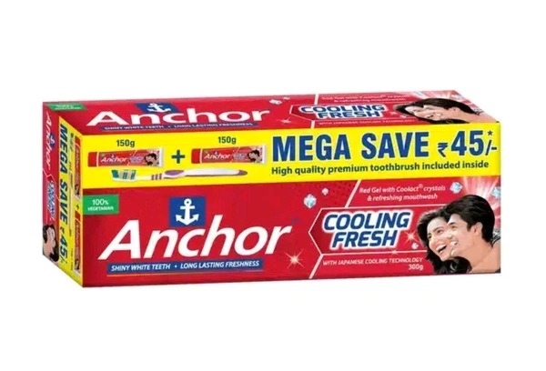 Anchor Fresh Gel Toothpaste 2×150g (पेस्ट)