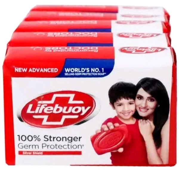Life Bouy Soap Bathing Pack Of 5 ×125g