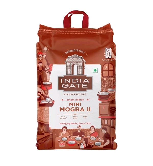 India Gate Mini Mogra Borekn Rice (चावल)