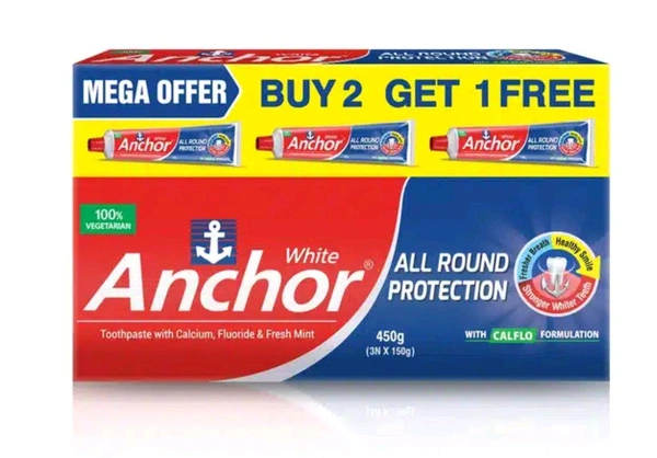 Toothpaste Anchor Pack Of 3 ×150g (पेस्ट)