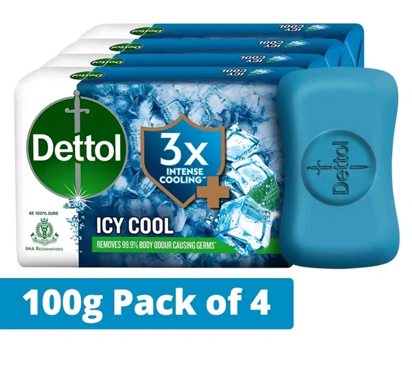 Dettol Soap Pack Of 4 ( नहाने का साबुन)
