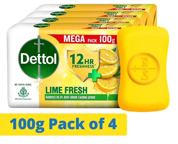 Dettol Soap Pack Of 4 ( नहाने का साबुन)