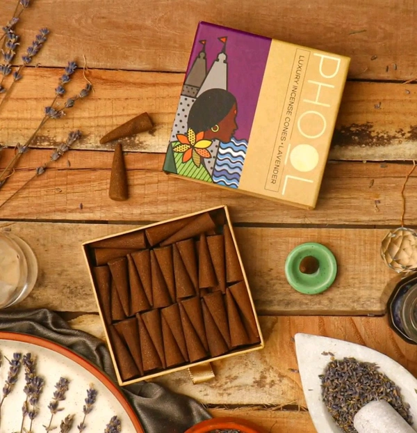 Dhup Cones Levender 42pc