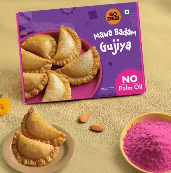 Gujiya Mawa Badam Go Desi 400g