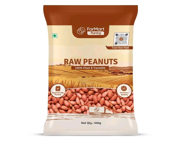Raw Peanuts Farm Pantry 500g