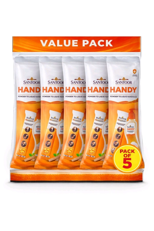 Santoor Handy Powdered Handwash Pack Of 5