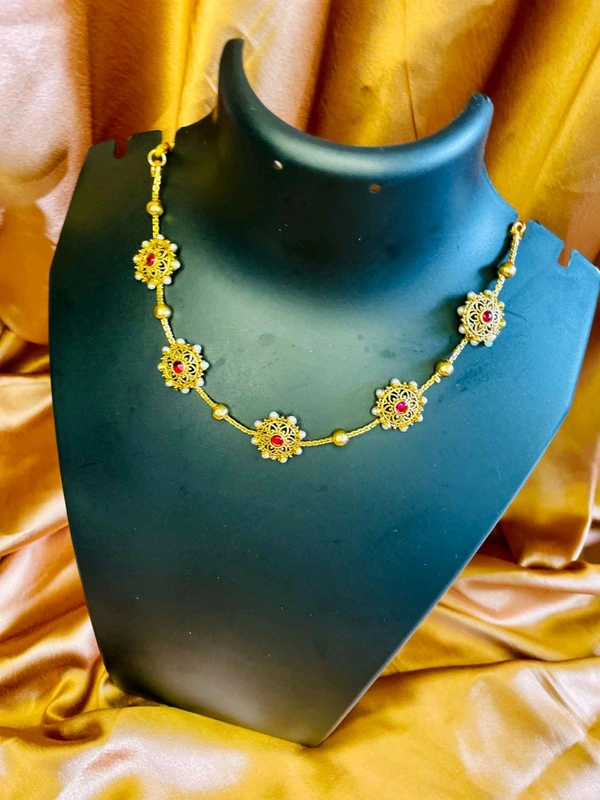 Floral Toned Necklace 