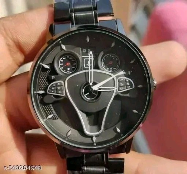 MTSH Stylish Car
Dashboard-Inspired Men's Wristwatch - Black, Free Size