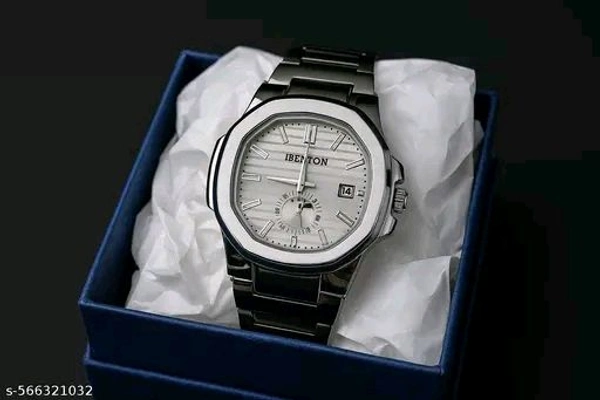 Fashionte & Stylish Men Analog Watches. - Silver, Free Size