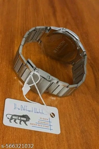 Fashionte & Stylish Men Analog Watches. - Silver, Free Size