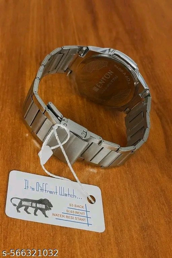 Fashionte & Stylish Men Analog Watches. - Silver, Free Size