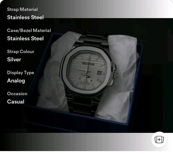 Fashionte & Stylish Men Analog Watches. - Silver, Free Size