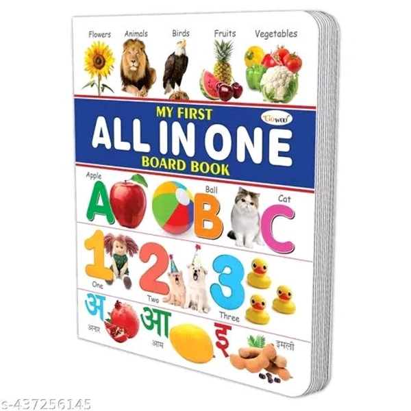 Ukg Class Picture Book With 13 Topics:
English Alphabet, Hindi Varnamala (Swar), Hindi Varnamala (Vyanjan), Numbers, Fruits, Vegetables, Flowers, Birds, Domestic Animals, Wild Animals, Shapes, Colours and Body Parts