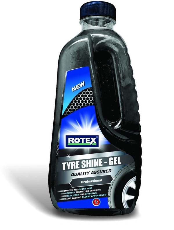 Rotex Tyre Shine Gel. - free, black