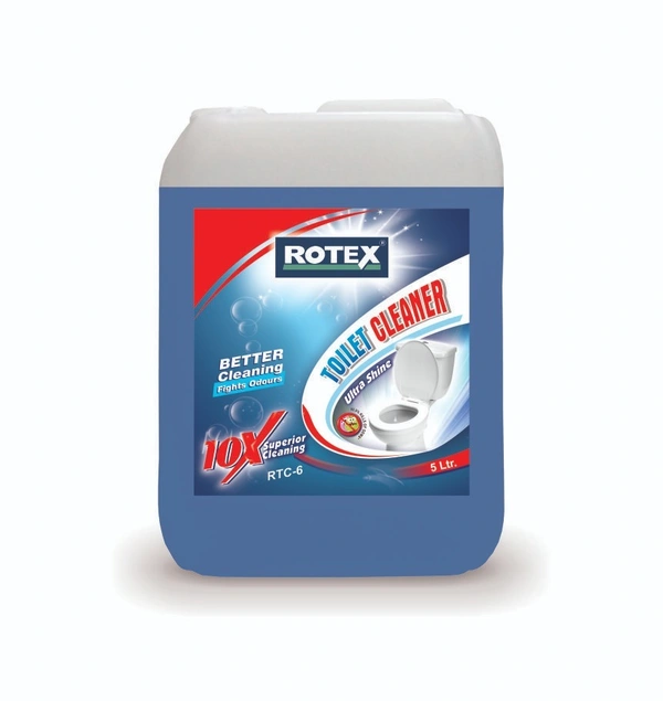 Rotex Toilet Cleaner 5 Litre - free, blue