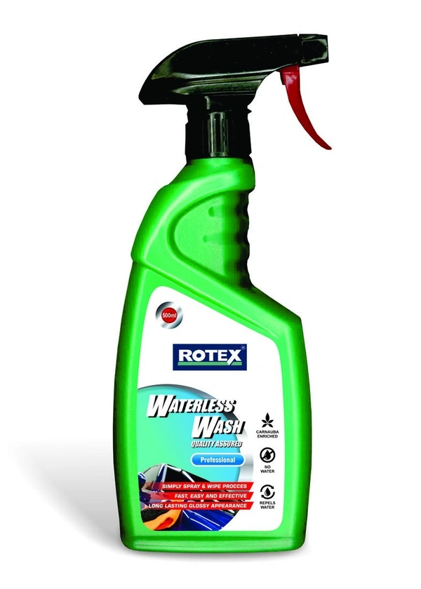 Rotex Waterless Wash 500 ml Spray - free, green