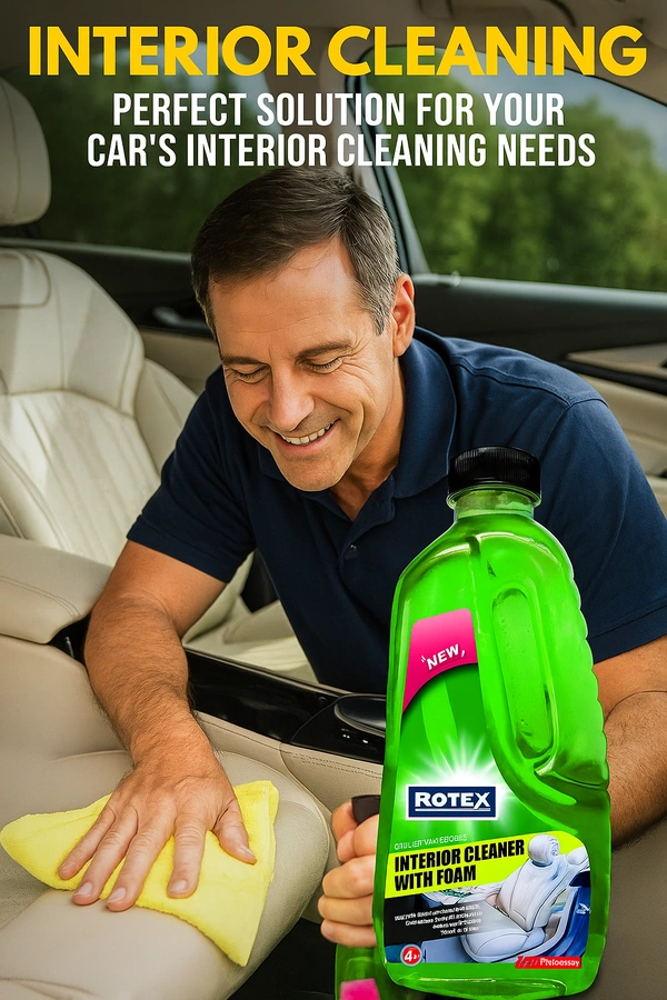 Rotex Interior Cleaner with Foam. - free, green