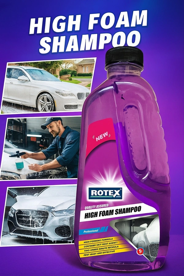 Rotex High Foam Shampoo - free, purple