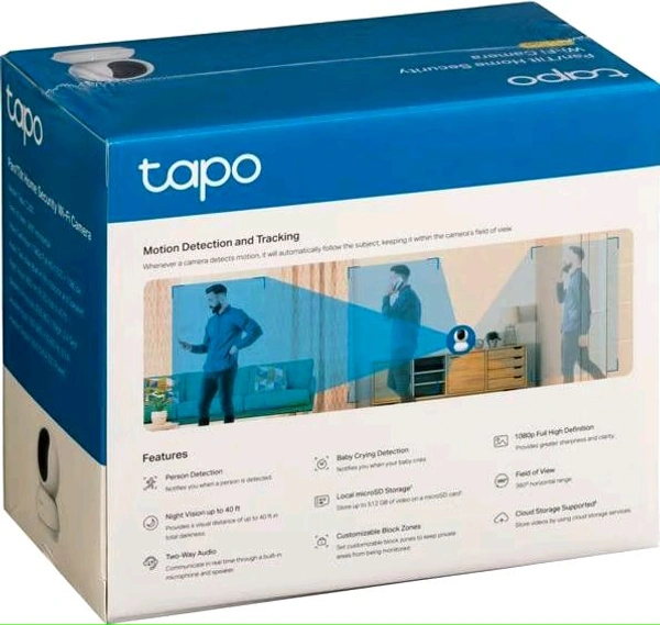 πΈ Tapo C210 (Pack of 2) β 2K Pan/Tilt Smart Wi-Fi Security Cameras - White