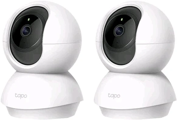 πΈ Tapo C210 (Pack of 2) β 2K Pan/Tilt Smart Wi-Fi Security Cameras - White