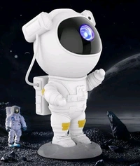 Astronaut Galaxy Projector Night Light with Remote Control - White