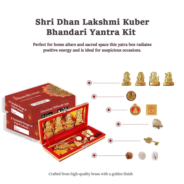 Shri Dhan Laxmi-Kuber Bhandari Yantra Kit