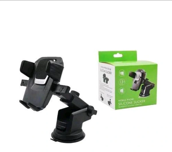 Indian Stuff Adjustable Car Mobile Holder 360° Rotation - Black