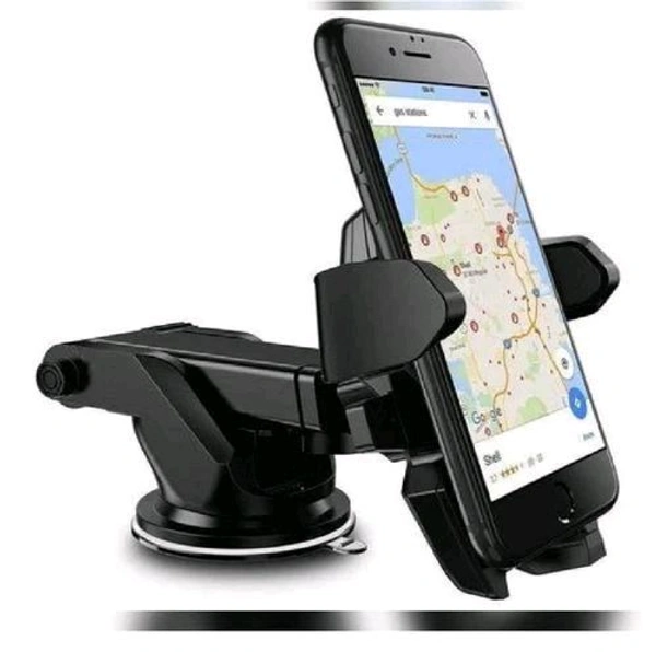 Indian Stuff Adjustable Car Mobile Holder 360° Rotation - Black
