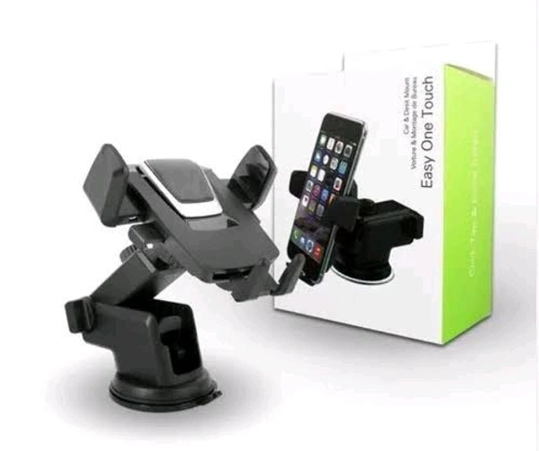 Indian Stuff Adjustable Car Mobile Holder 360° Rotation - Black