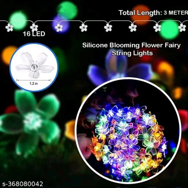 BloomGlow™ Flower LED String Lights - multicolour