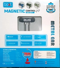 Double Battery 🎧 BoAt Magnetic Neckband - Vibration