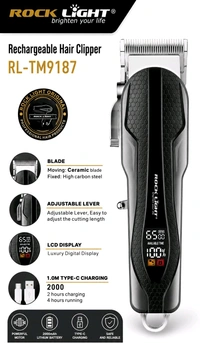Rock Light RL-TM9187 Rechargeable Hair Clipper