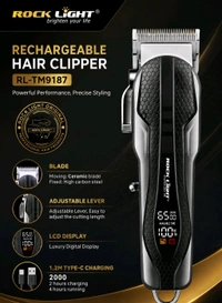 Rock Light RL-TM9187 Rechargeable Hair Clipper