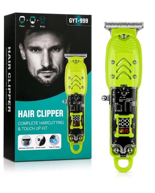 ✂️ Professional Hair Clipper – Rechargeable Cordless Trimmer for Men