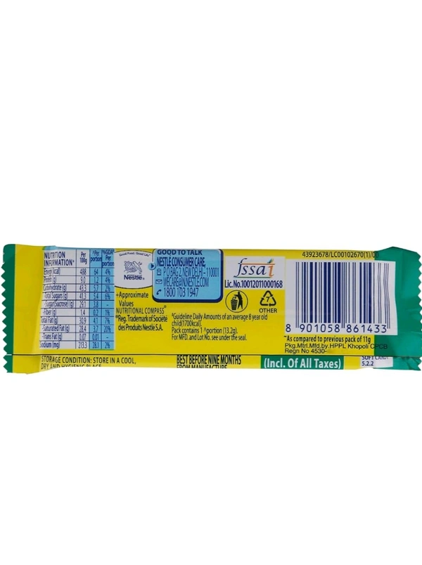 Nestle. Milky Bar Chocolate - 12.5 gm.