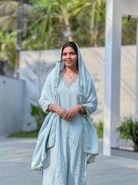 Churidar - XL, Light Blue