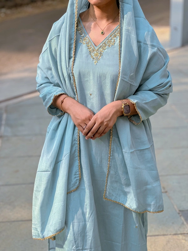 Churidar - XL, Light Blue