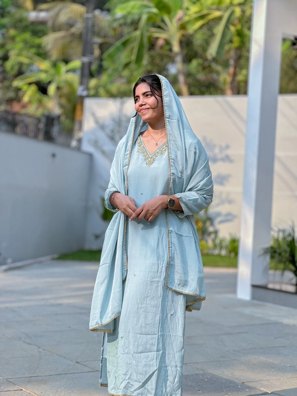 Churidar - XL, Light Blue