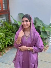 Churidar - XL, Dusty Purple