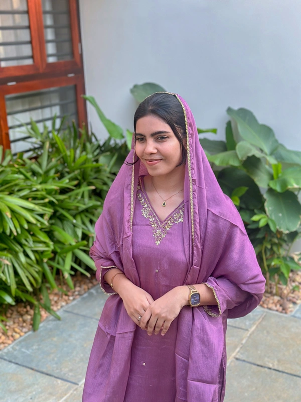 Churidar - XL, Dusty Purple