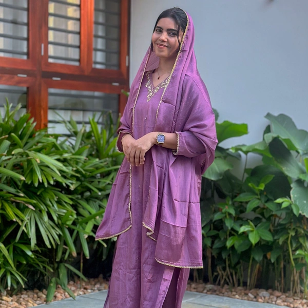 Churidar - XL, Dusty Purple