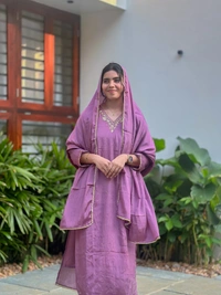 Churidar - XL, Dusty Purple